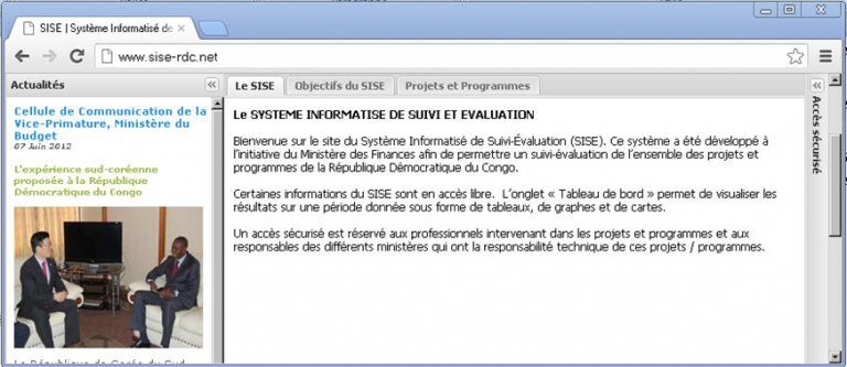 Mise en place d’un système de suivi évaluation des projets et programmes financés par les bailleurs de fonds en RD CONGO.