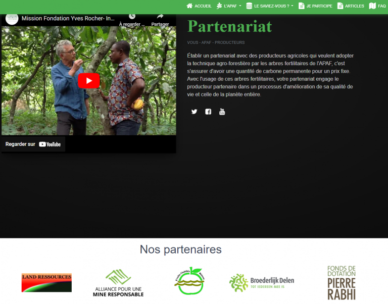 Création est mise en place d’un système de gestion pour la promotion des arbres fertilitaires (SYGEPAF)